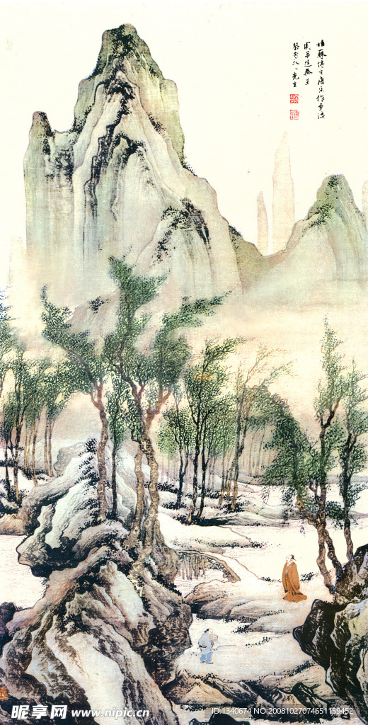 唐伯虎山水画
