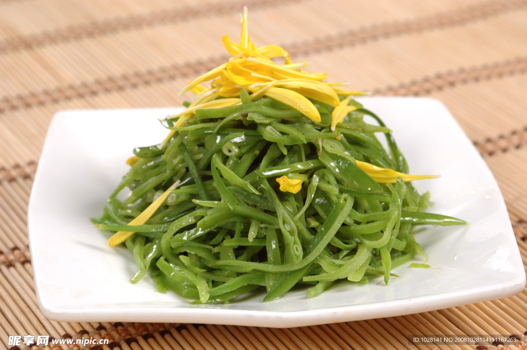 鲜菊荷兰豆