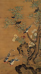 桂菊山禽图
