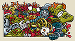 超酷潮流插画矢量素材