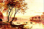 油画乡村风景