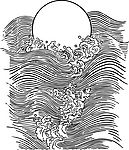 海浪线条