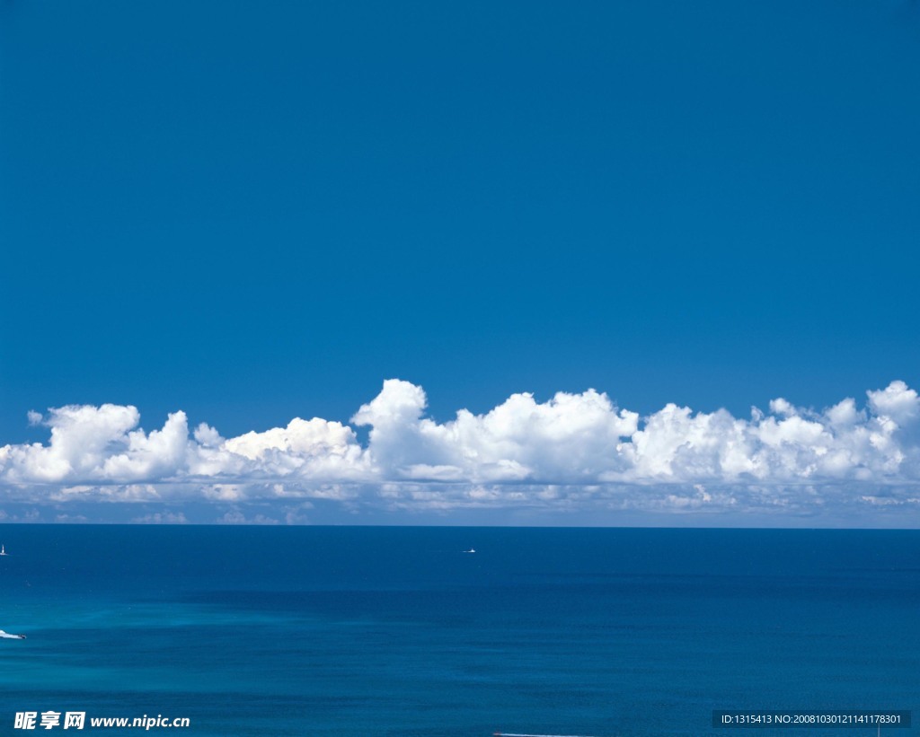 夏威夷海边的天空