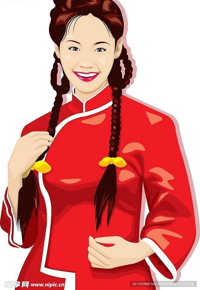 矢量美女