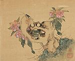 清  居廉  花卉草虫册页