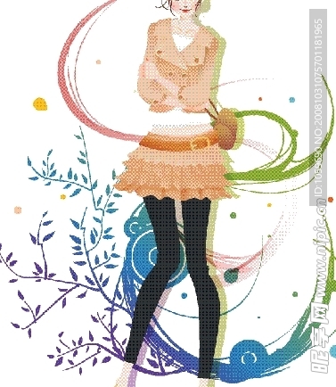 花纹女性