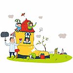 卡通家庭梦幻