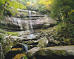 秀丽山水 瀑布美景 山涧溪流