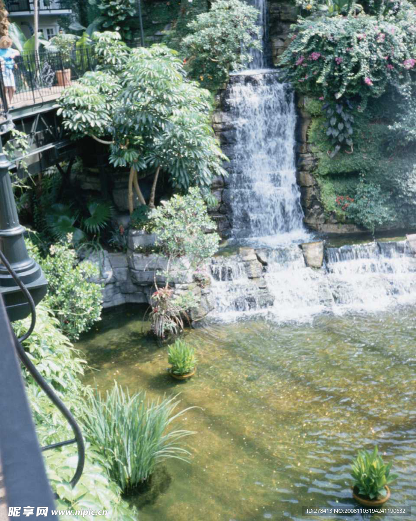 秀丽山水 瀑布美景 山涧溪流
