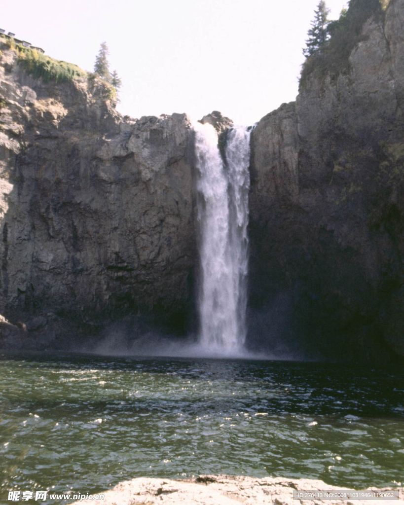 秀丽山水 瀑布美景 山涧溪流