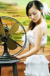 油画美女