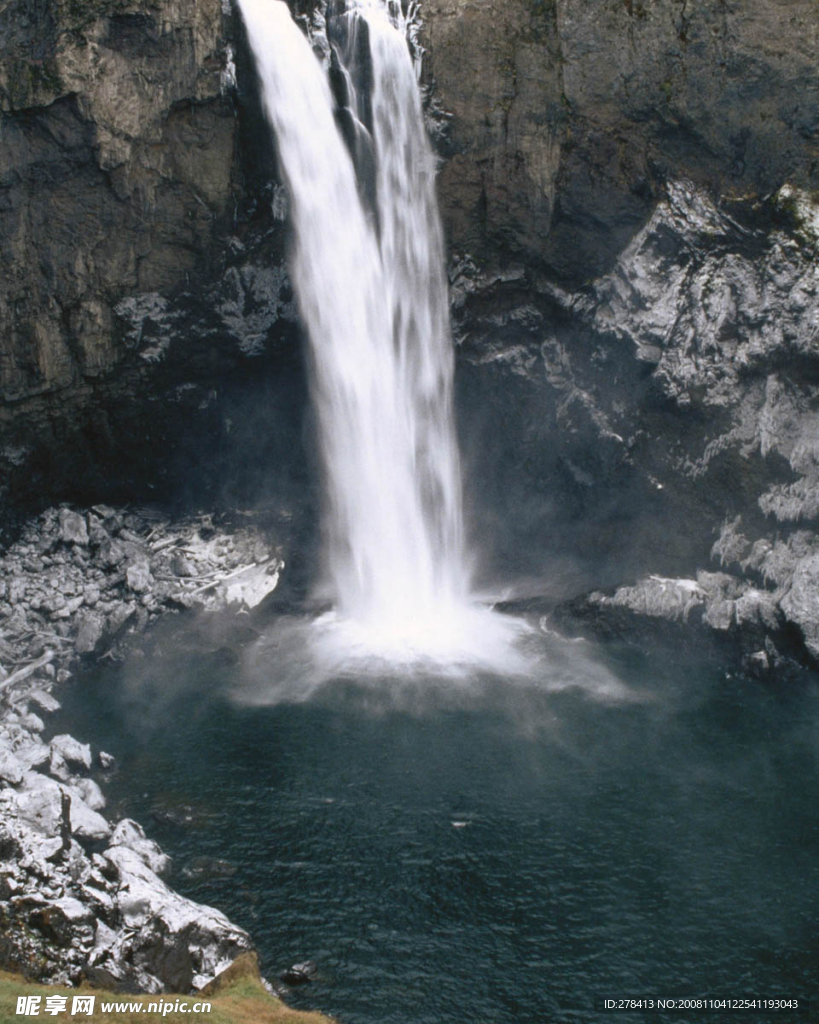 秀丽山水 瀑布美景 山涧溪流
