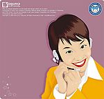 耳机女孩儿