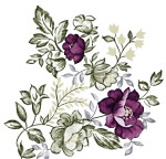 韩国手绘花纹
