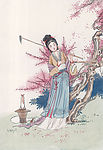 古典手绘美女图