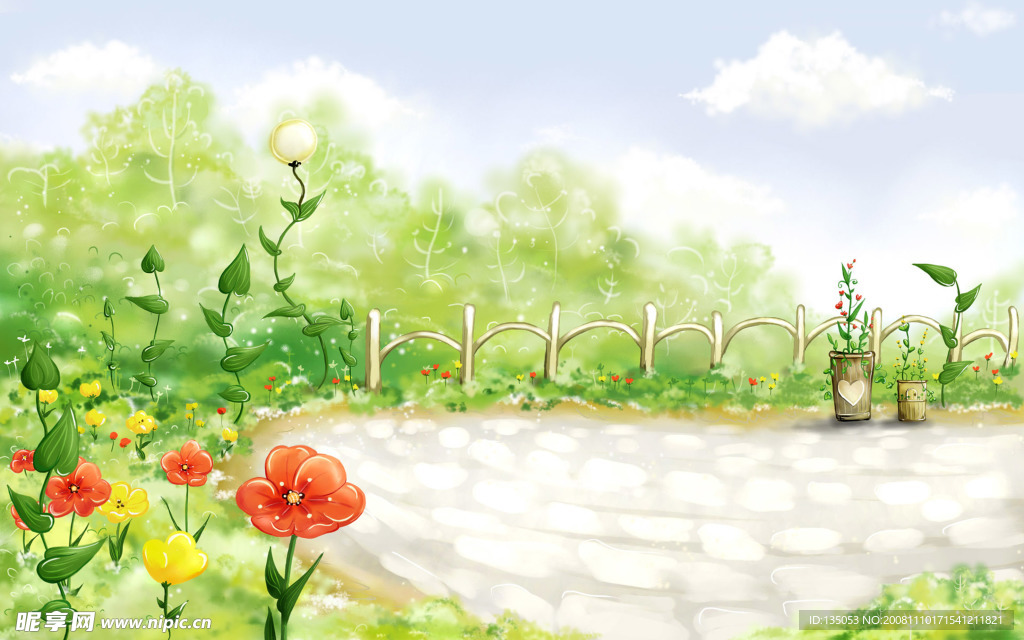 春天插画