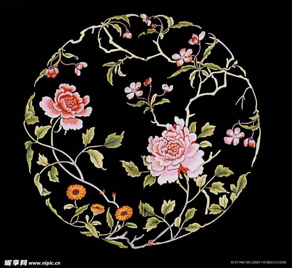 花形框