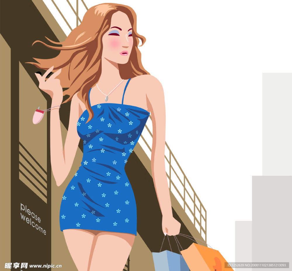 购物女郎