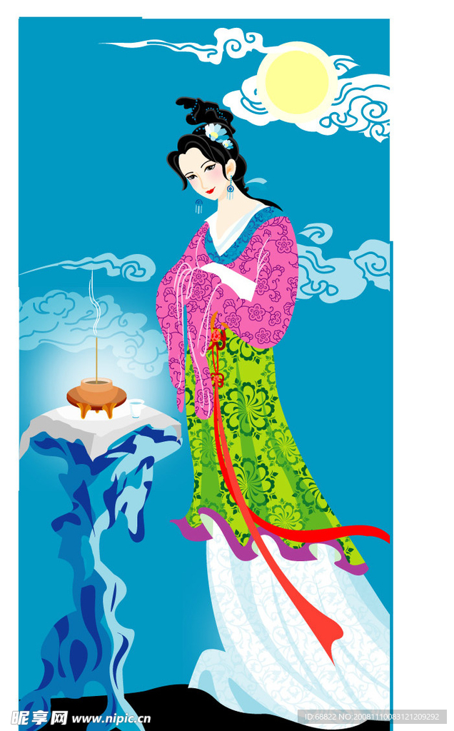 节日图片人物修饰