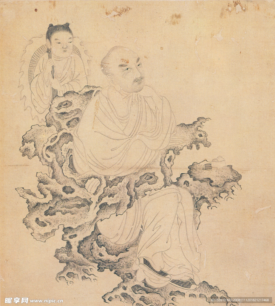 丁云鹏十六罗汉8