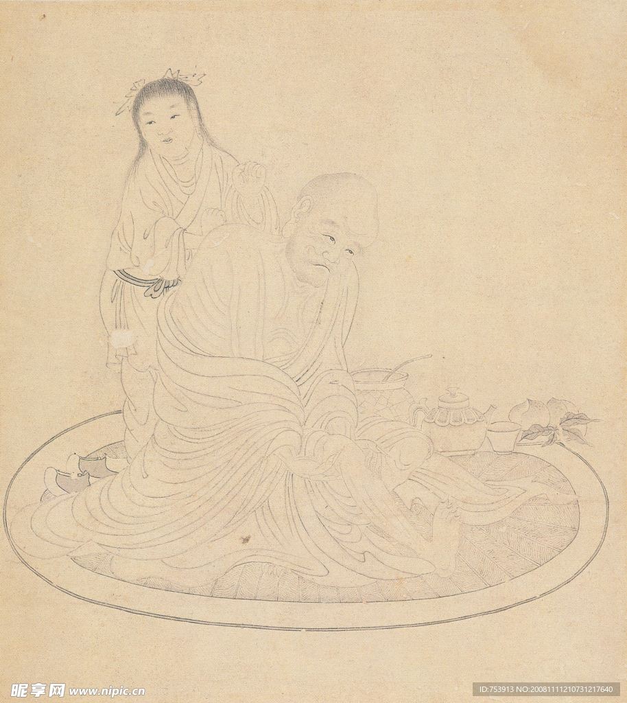 丁云鹏十六罗汉