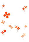 移门 玻璃装饰画 花 分层素材