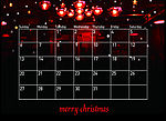 2009年12月份台历