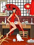 美女矢量图