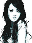 黑白美女