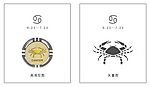 十二星座＿矢量精品系列08