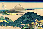 冨岳三十六景5 青山円座松