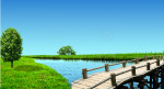 风景湖