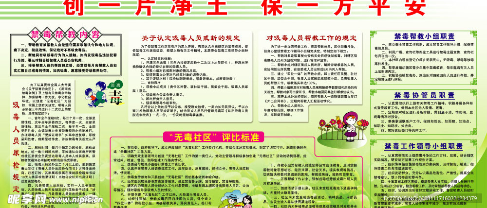 禁毒宣传栏