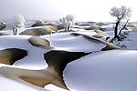 新疆沙漠雪域奇观