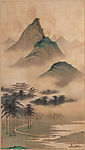 春山古寺图