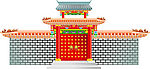 古代围樯和楼门