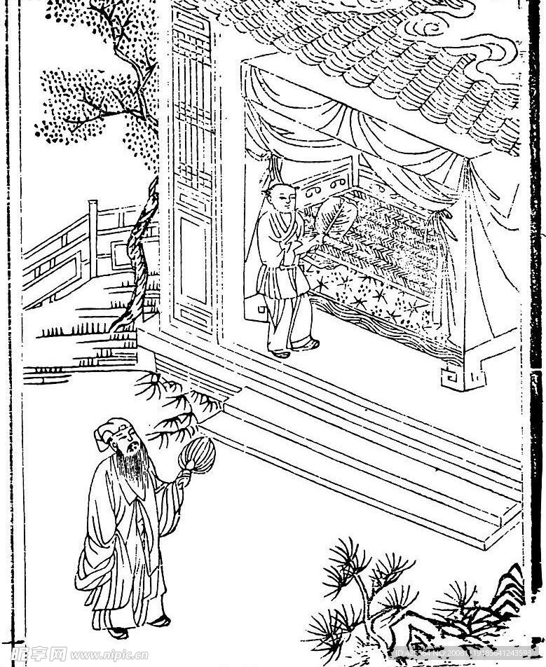 古代人物景物