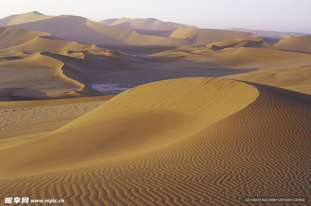 沙漠风光 荒漠 沙丘