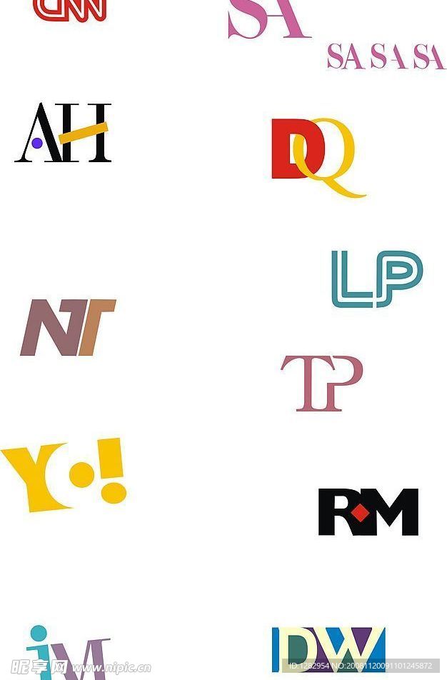 字母标志