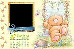 2009小熊台历3月