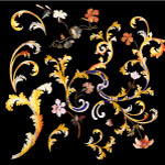 欧式经典花纹