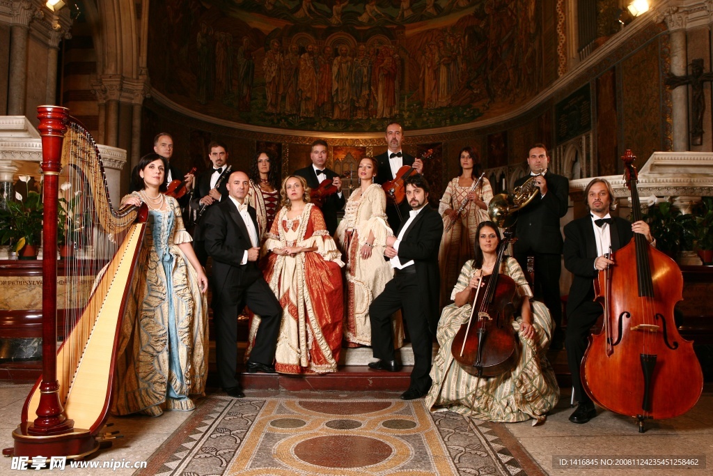 欧洲古典皇室服装音乐团