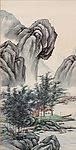 竹林幽居图
