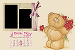 2009年小熊台历模板