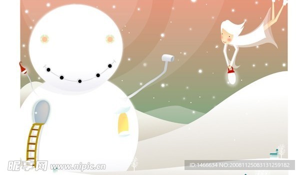 雪白的房子
