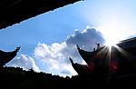 中楼屋顶的天空
