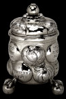 古典银器 银罐