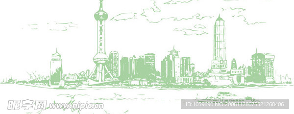 东方明珠线图