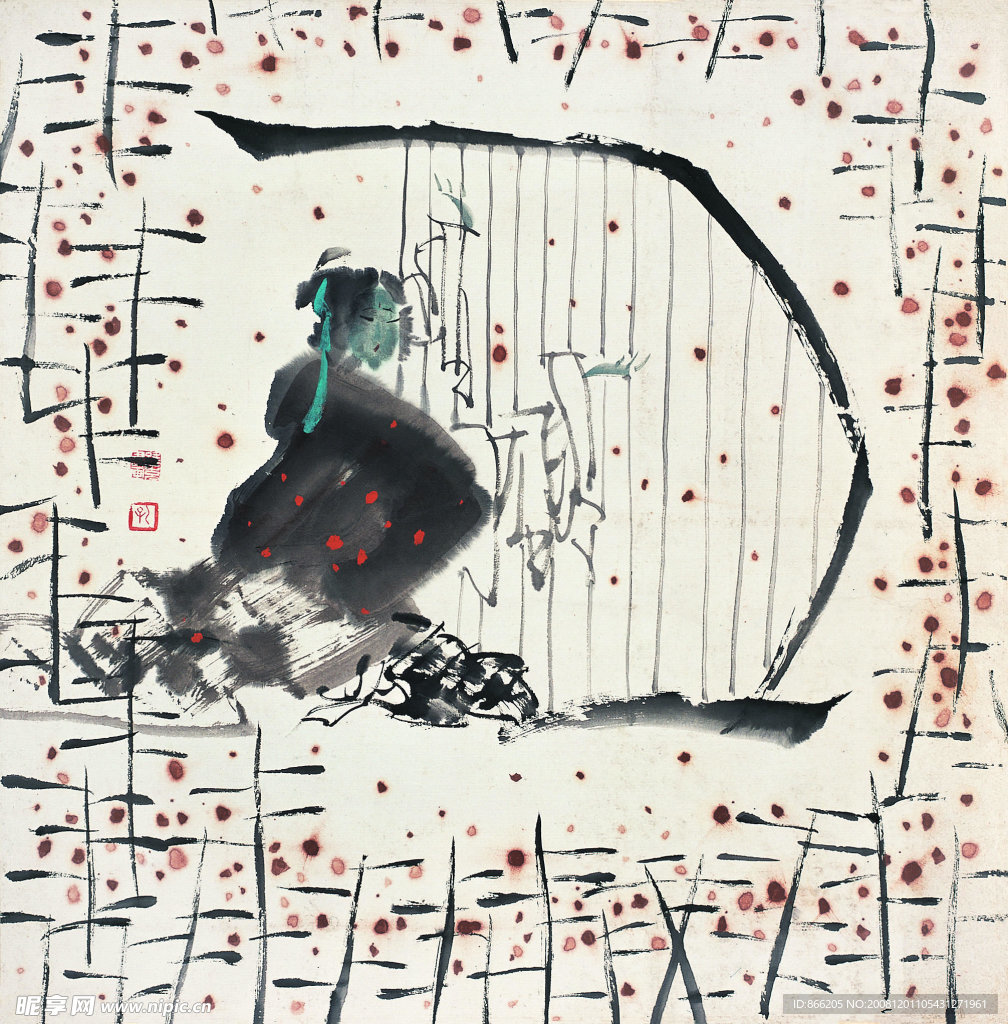 孔维克人物国画