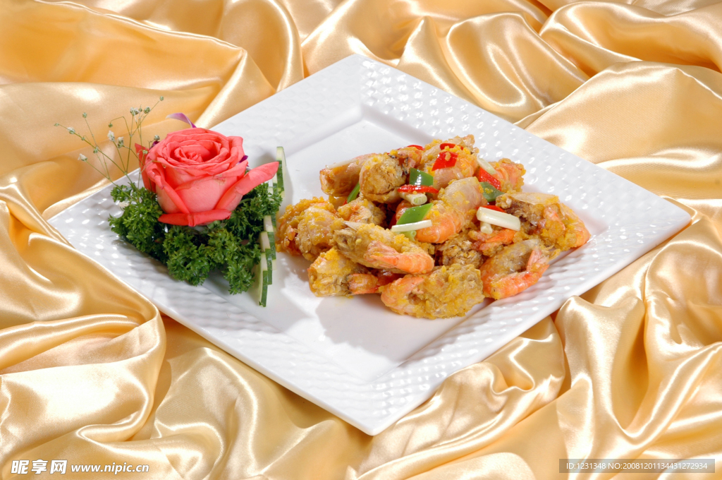精美小炒 酥炸黄金虾